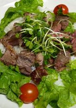 スタミナ満点あっさりステーキ丼-レシピのメイン写真