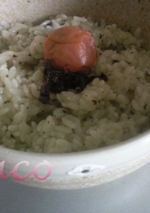 簡単　梅茶漬け　何も無い朝にどうぞ-レシピのメイン写真