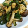 ご飯に♪お酒に♪卵とピーマンのピリ辛炒め