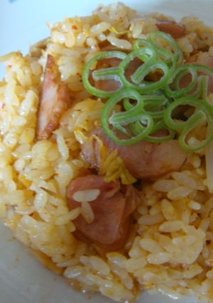 もやしのシャキシャキキムチチャーハン♪-レシピのメイン写真