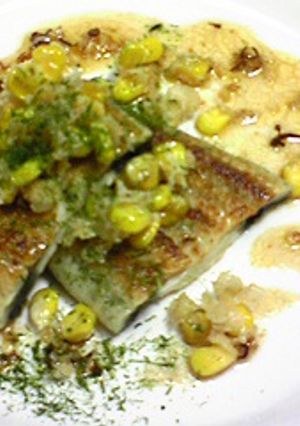 鰻の生姜バターソース☆コーンフリット添え-レシピのメイン写真