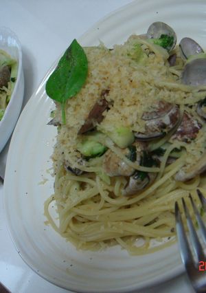 大ヒット！！　アサリと野菜のパスタ-レシピのメイン写真