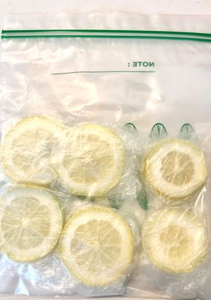 レモンの輪切り保存方法・冷凍方法-レシピのメイン写真