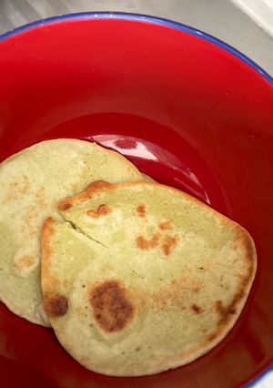 バナナとブロッコリーのパンケーキ-レシピのメイン写真