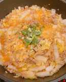 仕上げは溶き卵！白菜を使った麻婆春雨
