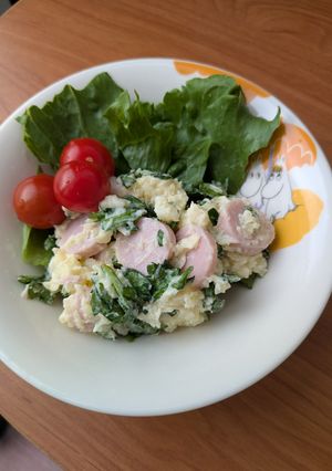 春菊のポテトサラダ-レシピのメイン写真
