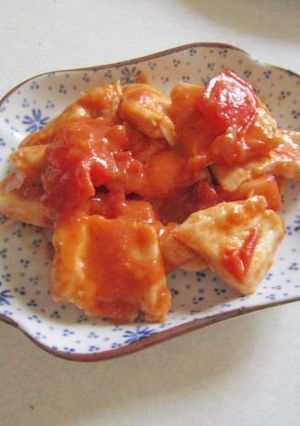 鶏むね肉とトマトのみそ煮-レシピのメイン写真
