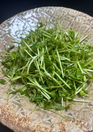 豆苗のサラダ-レシピのメイン写真