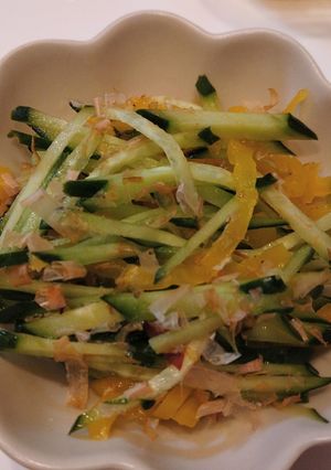 爆食系！簡単！きゅうりとたくあんの和え物-レシピのメイン写真