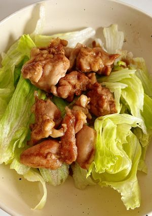 チキンのバルサミコ煮サラダ-レシピのメイン写真