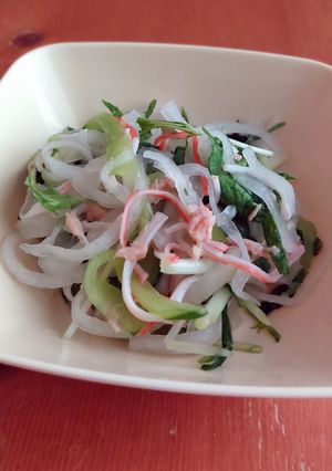 大根と水菜のサラダ-レシピのメイン写真
