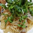 色々きのこと大葉とかいわれのパスタ