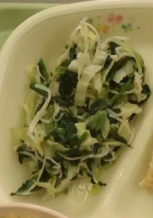 【坂下町学校給食】ほうれん草サラダ-レシピのメイン写真
