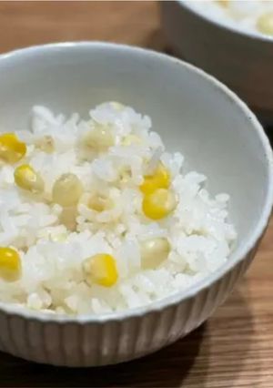 夏の旬の食材《とうもろこしご飯》-レシピのメイン写真