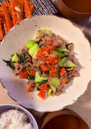 超絶簡単！豚肉と野菜の味噌生姜炒め-レシピのメイン写真