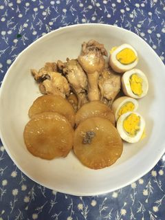 圧力鍋で簡単😇手羽元と大根の煮物-レシピのメイン写真