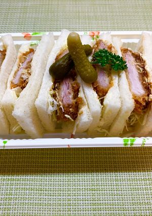 行楽に♪ヒレカツサンドイッチ♡-レシピのメイン写真