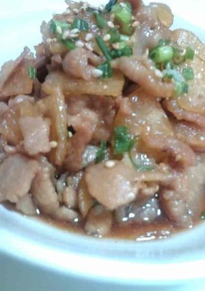 ごはんのお供に☆大根と豚バラの甘辛炒め煮-レシピのメイン写真