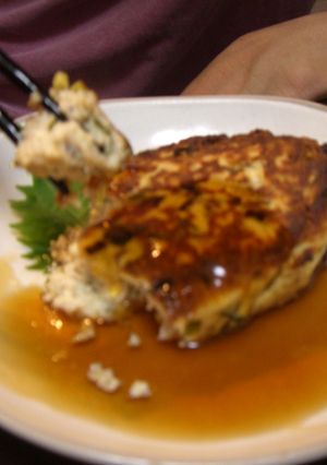 豆腐ハンバーグ～みたらし餡でこってり-レシピのメイン写真