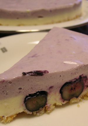 ブルーベリーのレアチーズケーキ-レシピのメイン写真