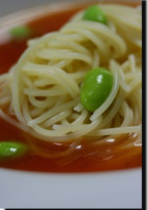 たっぷりトマトの冷製パスタ-レシピのメイン写真