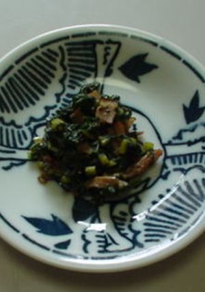 ふきの葉とベーコンのイタリアンいため-レシピのメイン写真