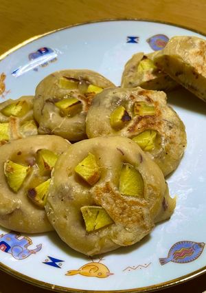❤︎簡単❤︎さつまいものホットケーキ（犬用）-レシピのメイン写真