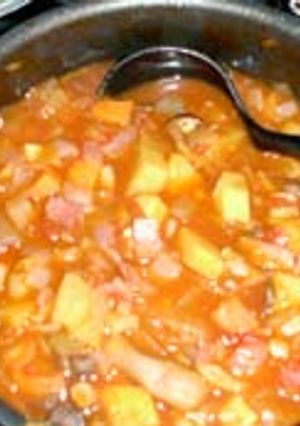 一人の晩ご飯 トマトソース-レシピのメイン写真