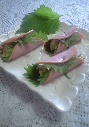ハムと大葉のポテト包み-レシピのメイン写真