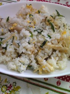 きのこ♡にら炒飯-レシピのメイン写真