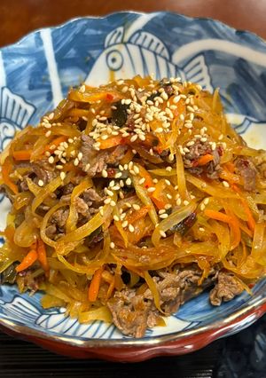 旨辛ニラだれde簡単 パパイヤのプルコギ-レシピのメイン写真