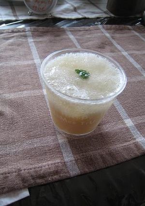 しゅわ～っと桃スープ-レシピのメイン写真
