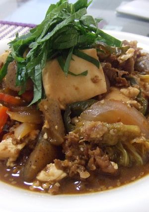 豆腐と豚肉のコッテリ煮♪（*＾ー゜)ｖ-レシピのメイン写真