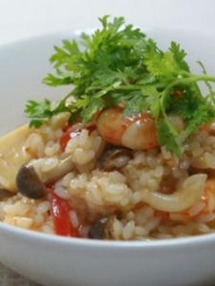 レッドカレーリゾット-レシピのメイン写真