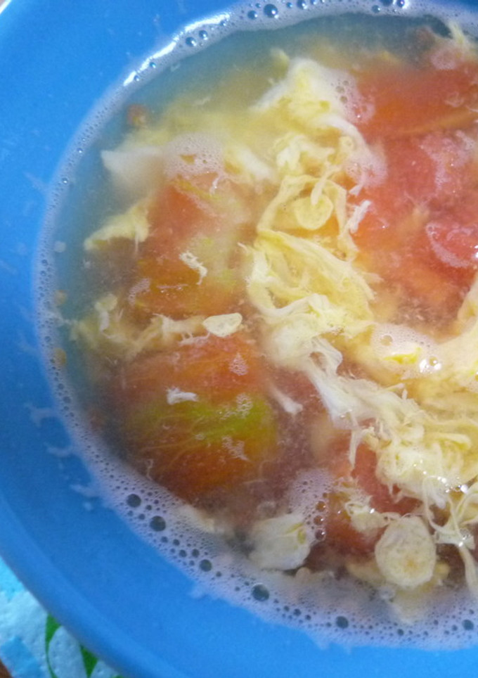 離乳食　トマトとたまごのスープ-レシピのメイン写真