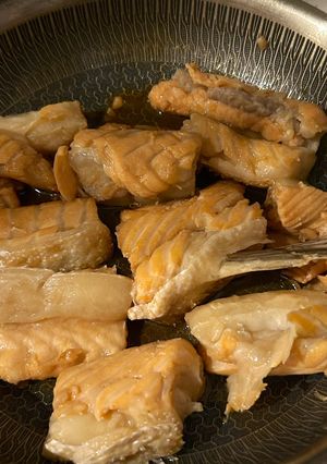サーモンハラスの甘辛煮-レシピのメイン写真