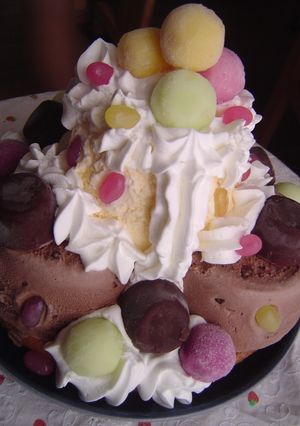 アイスデコレーションケーキ-レシピのメイン写真