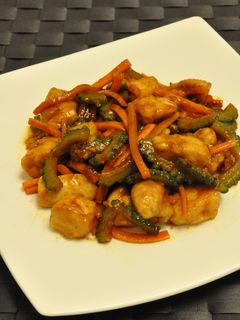 ゴーヤと鶏肉の回鍋肉風みそ炒め-レシピのメイン写真