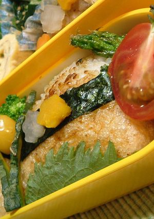 高菜の稲荷焼きおにぎり♬ ♬-レシピのメイン写真