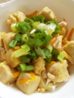 夏は冷やして♪ 高野豆腐の炒り煮-レシピのメイン写真