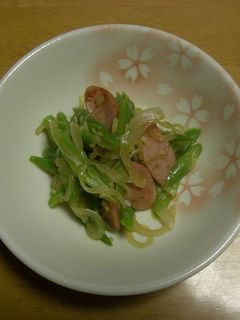 いんげんとウインナーのガーリックソテー-レシピのメイン写真