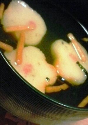 ❤簡単美味すぃ〰お茶漬けの素でお吸い物❤-レシピのメイン写真