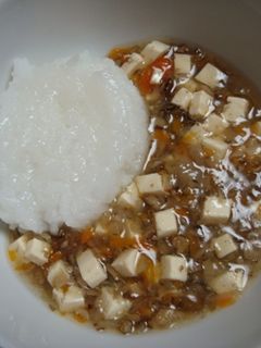 離乳食後期 ☀ 野菜重ね煮の麻婆豆腐風-レシピのメイン写真