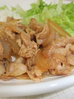 お手軽簡単に❤豚のしょうが焼き-レシピのメイン写真