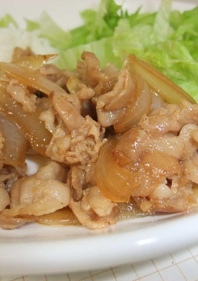 お手軽簡単に❤豚のしょうが焼き-レシピのメイン写真
