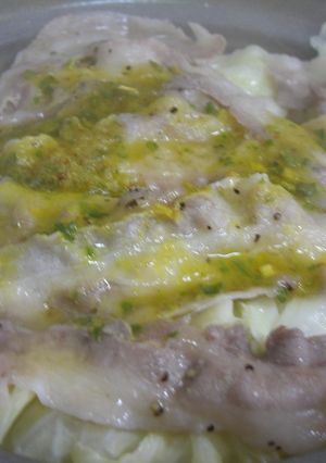 豚しゃぶラーメン～土鍋で蒸すだけ簡単！-レシピのメイン写真