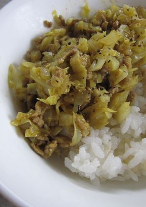 野菜たっぷり☆カレー炒め丼-レシピのメイン写真