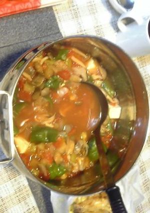 夏の野菜たっぷりスープ-レシピのメイン写真
