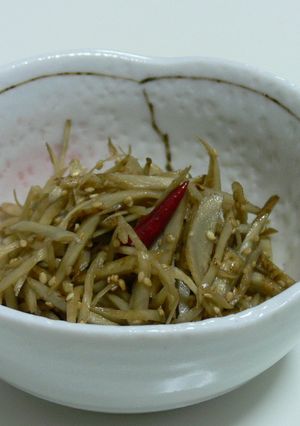 ゴボウだけのきんぴら-レシピのメイン写真