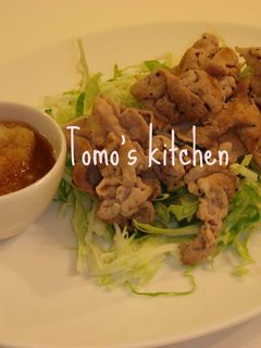 ピリッ!豚肉のおろしポン酢がけ-レシピのメイン写真
